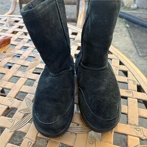 BearPaw Charcoal Suede Footwear